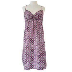 MATTA Printed silk slip dress M